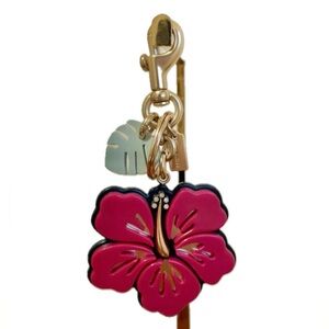 Coach Bag Charm Hibiscus Flower 🌺